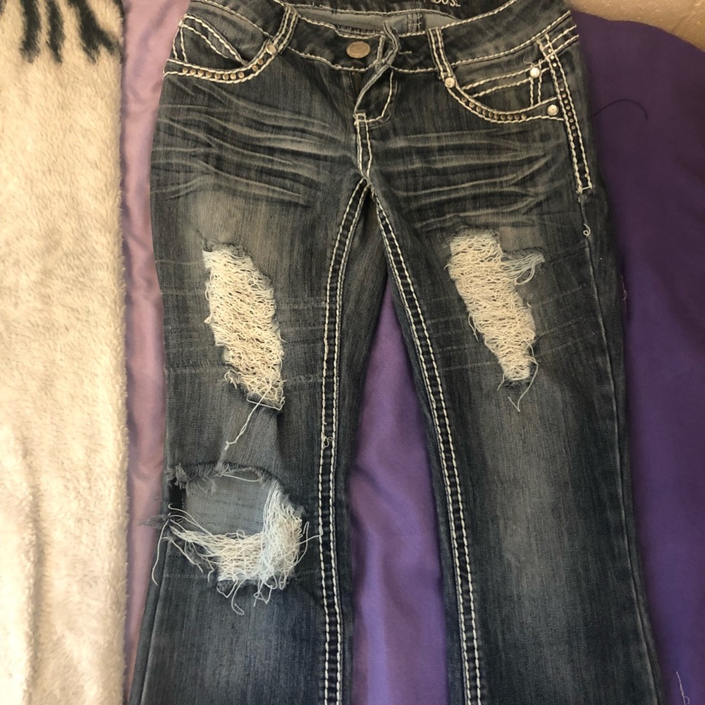 Almost famous jeans size 5